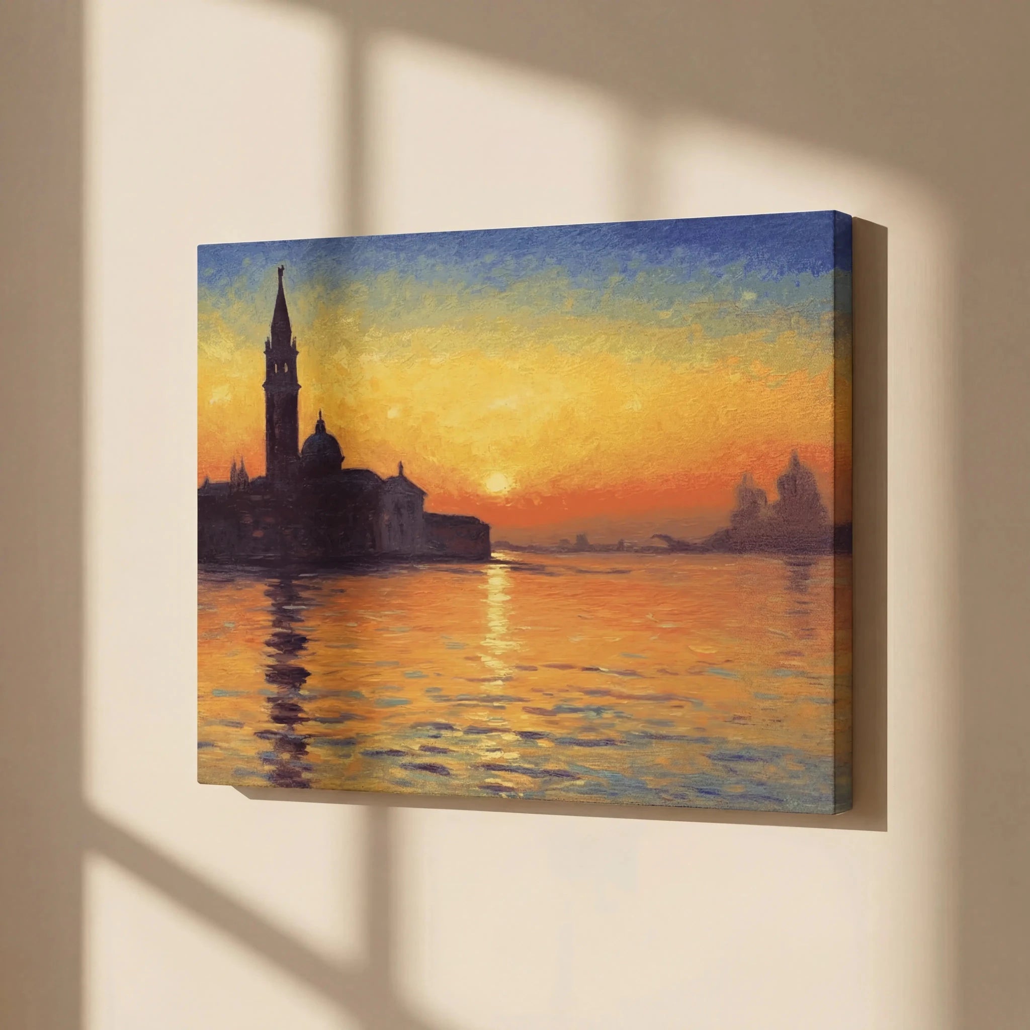 Alacakaranlıkta San Giorgio Maggiore - Claude Monet - rivarte