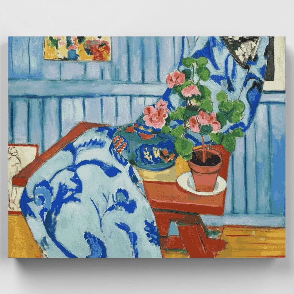 Sardunyalarla Natürmort - Henri Matisse - rivarte