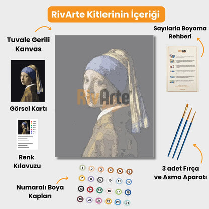 İnci Küpeli Kız - Johannes Vermeer - rivarte