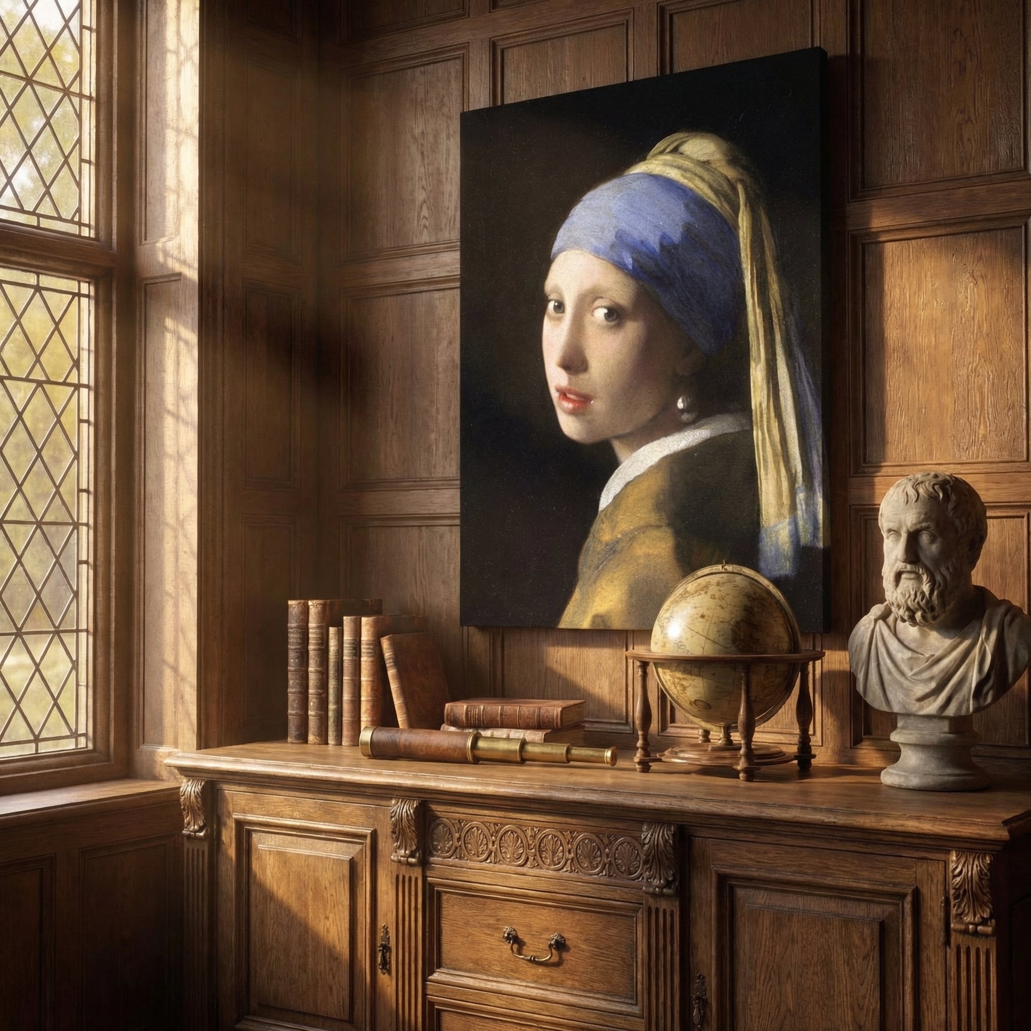 İnci Küpeli Kız - Johannes Vermeer - rivarte