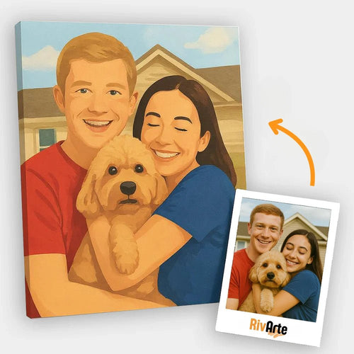 Kişiye Özel Sayılarla Boyama Kiti - rivarte