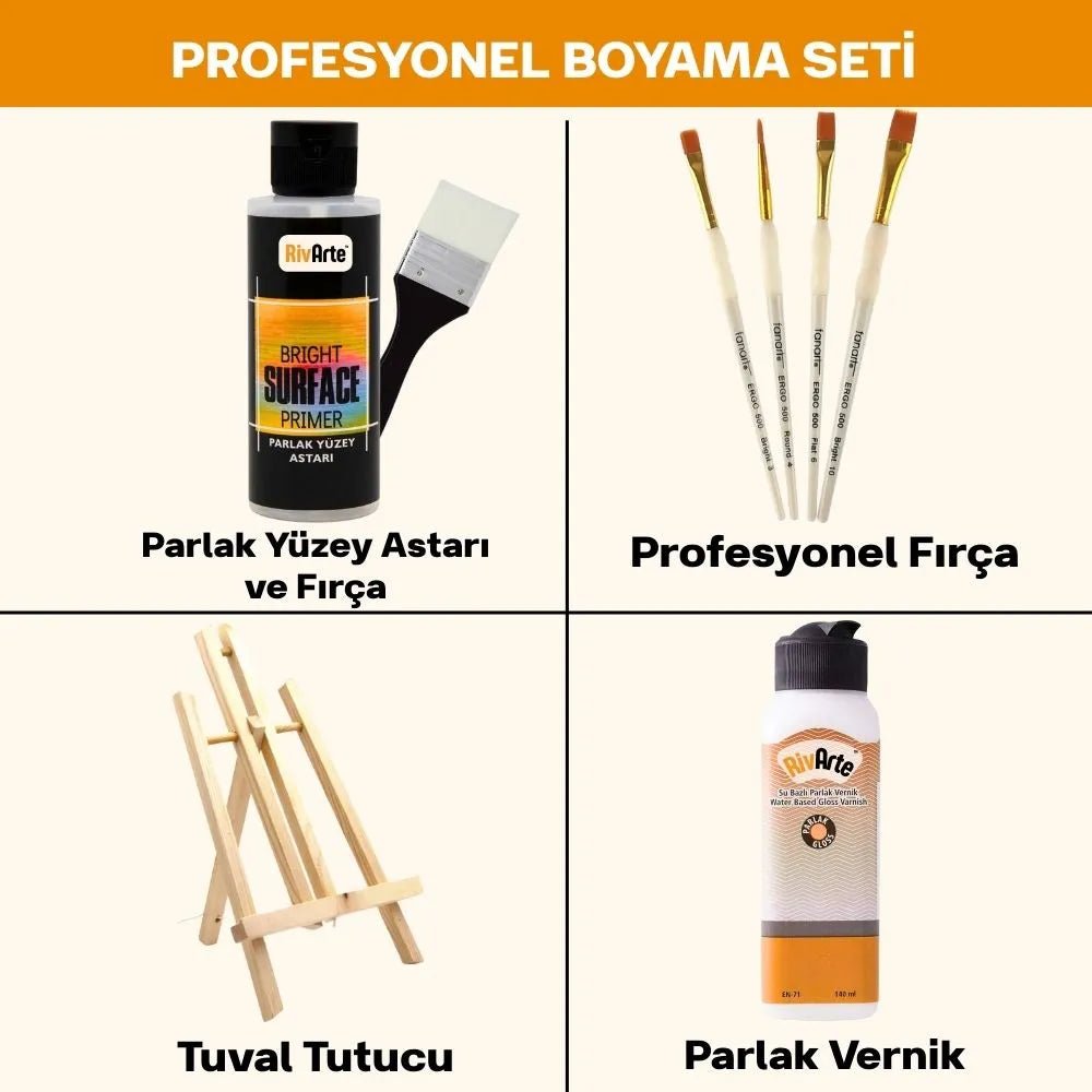 Profesyonel Boyama Seti - rivarte