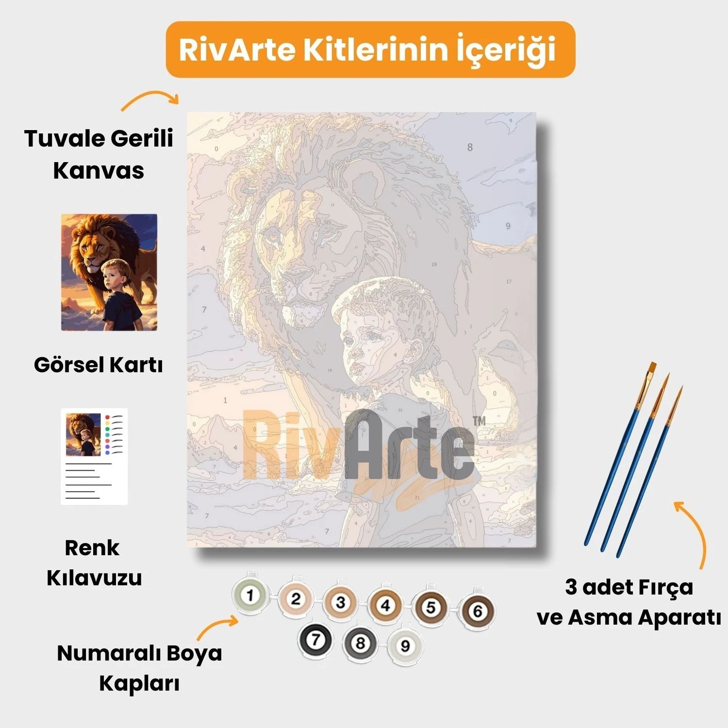 RivArte™ Aslan Yürekli - rivarte