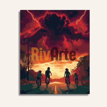 Rivarte™ Hawkins'e Hoşgeldin Boyama Kiti - rivarte