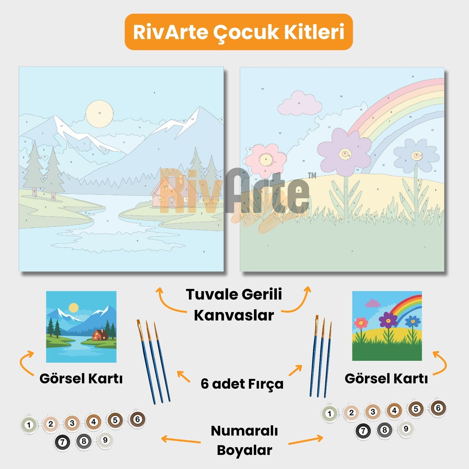 RivArte™ Kids Creative Çocuk Koleksiyonu - rivarte