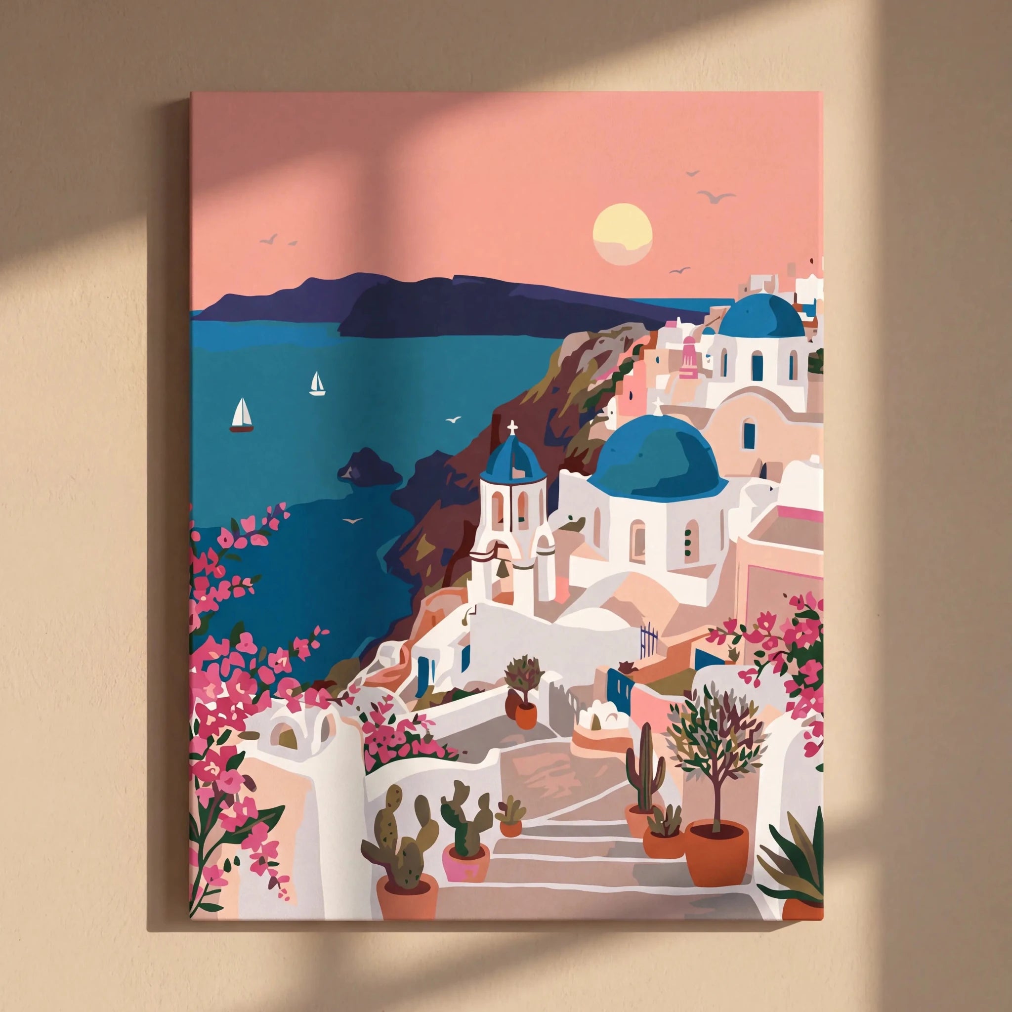 Rivarte™ - Santorini Günbatımı - rivarte