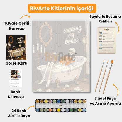Rivarte™ - "Soaking My Bones" Boyama Kiti - rivarte
