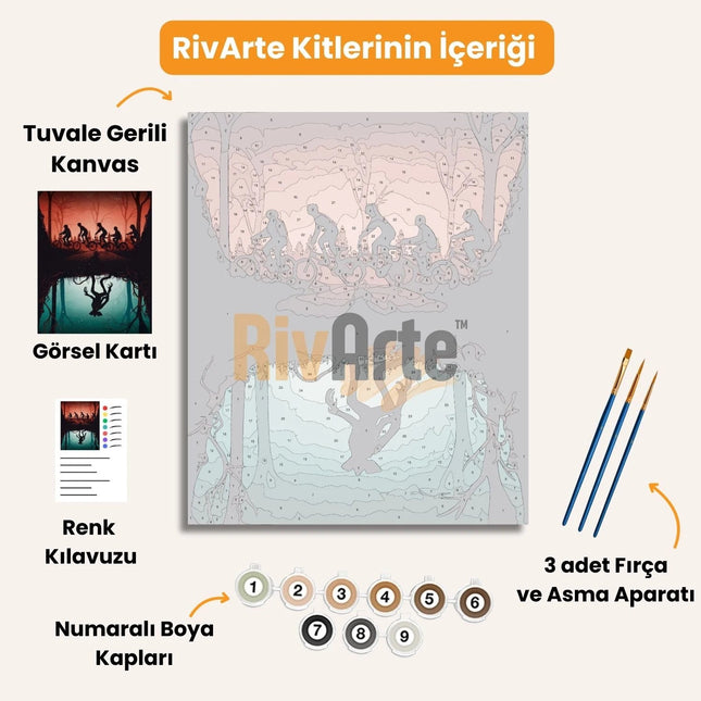 Rivarte™ Upside Down Boyama Kiti - rivarte