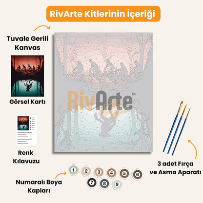 Rivarte™ Upside Down Boyama Kiti - rivarte