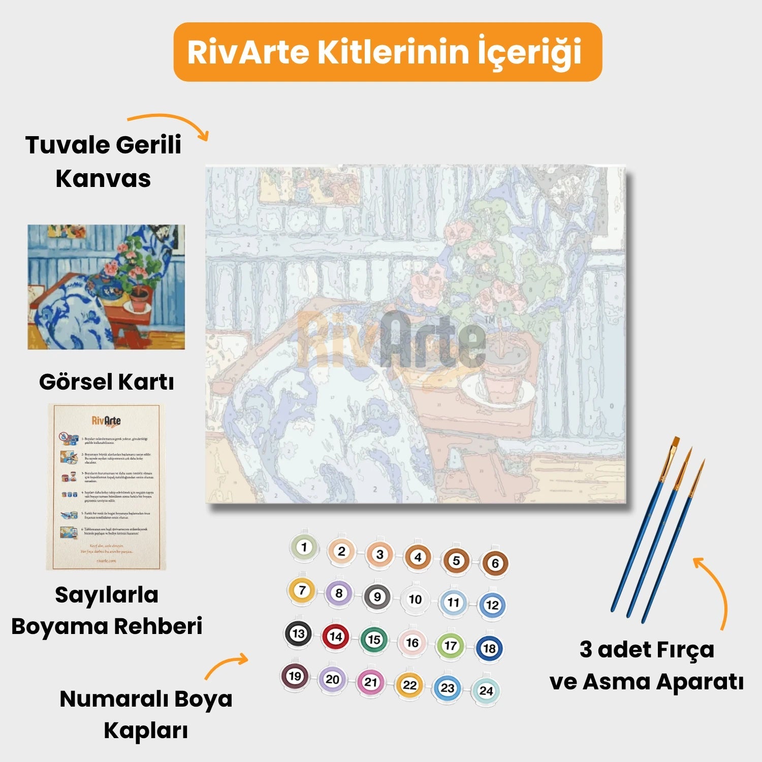 Sardunyalarla Natürmort - Henri Matisse - rivarte