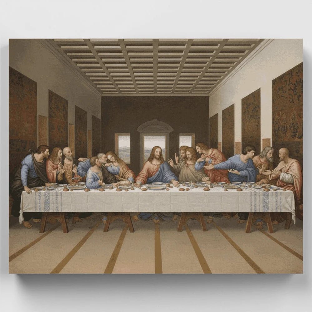 Son Akşam Yemeği Sayılarla Boyama Kiti - rivarte