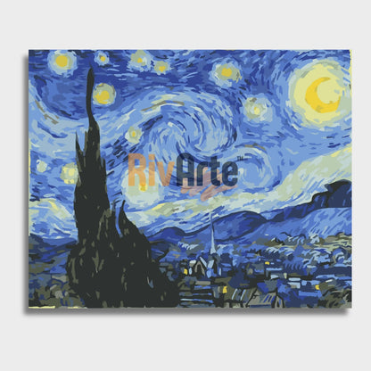 Starry Night (Yıldızlı Gece) - Vincent Van Gogh - rivarte